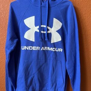 Under Armour coldgear hoodie, NWOT, men’s size small, royal blue